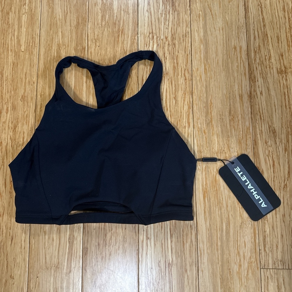 Alphalete Small Black “Pulse Surge” Sports Bra